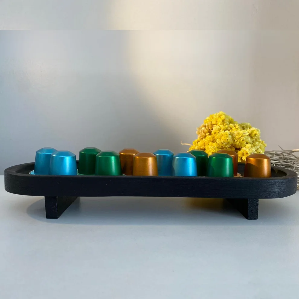 qajaatelier - Presentation/tray With Wooden Legs