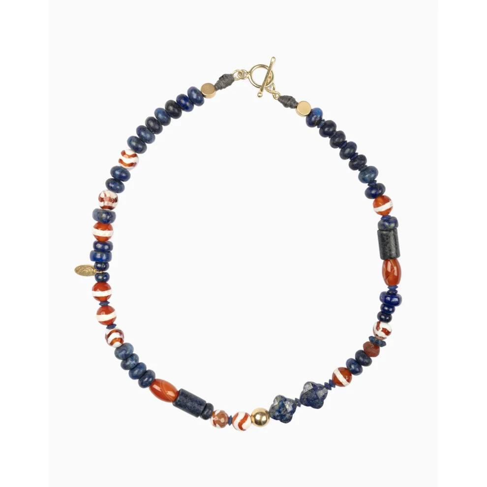 Rue du Muguet - Blue Ink Necklace