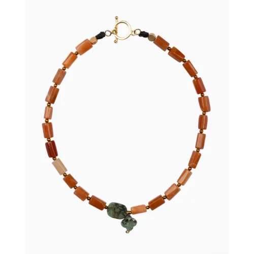 Rue du Muguet - Chain Of Stones Agate Necklace