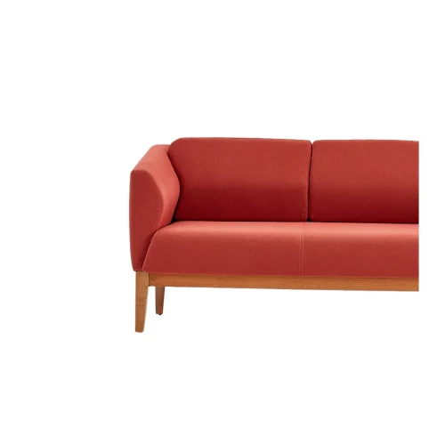 Bekaliving - Daria Wooden Leg Triple Sofa