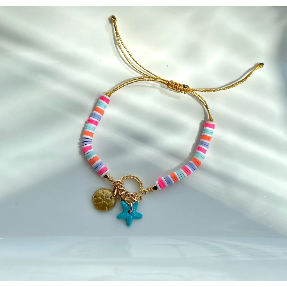 Daisy Lazy Creations - Adjustable Bracelet With Starfish Detail