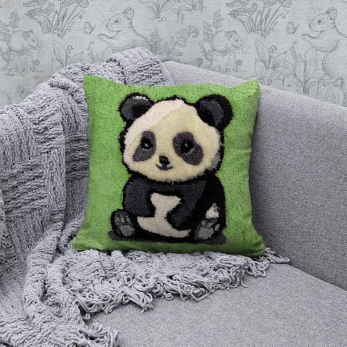 Fille a Fille Design Studio - Panda Pillow