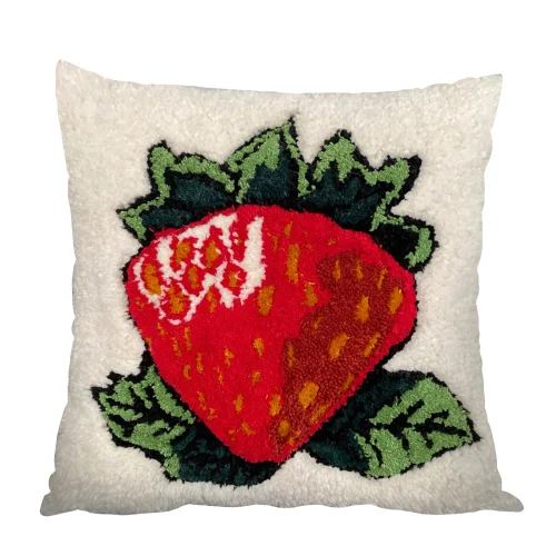 Fille a Fille Design Studio - Strawberry Pillow