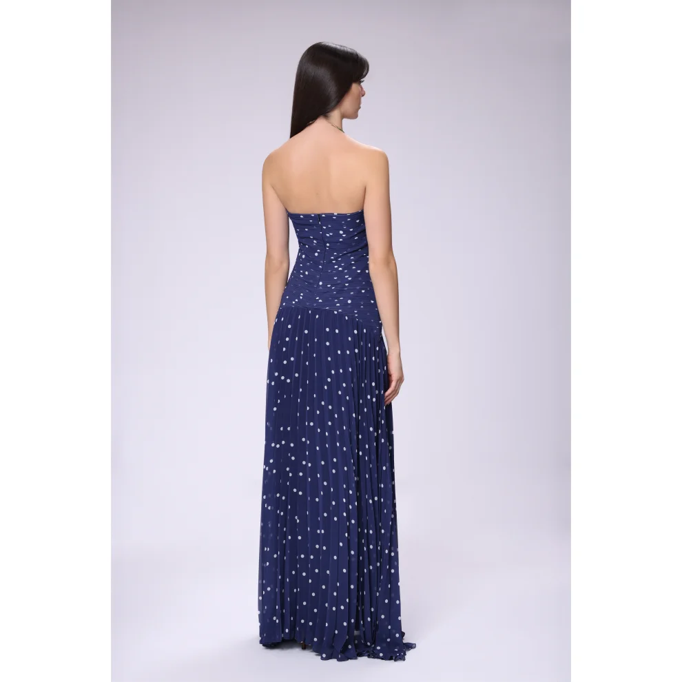 House of IKA - Mini Polka Dot Maxi Dress