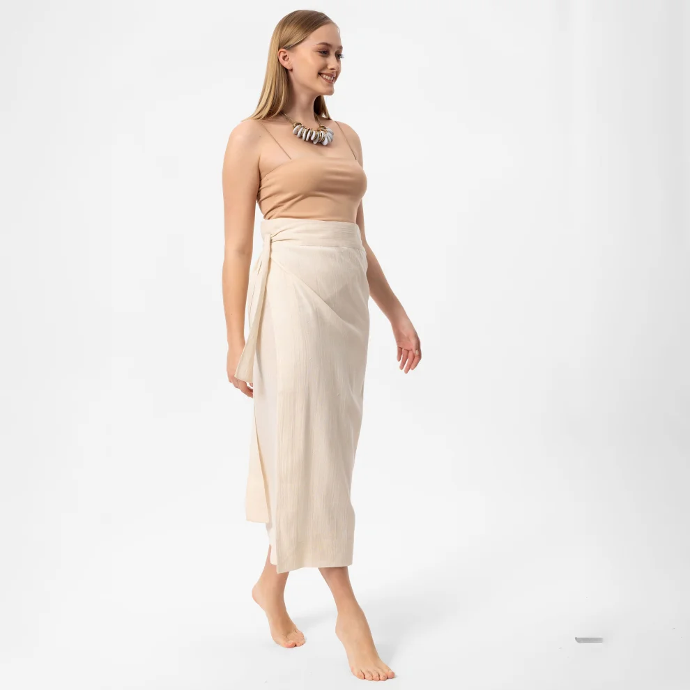 Jade and Mate	 - Linen Skirt Pareo