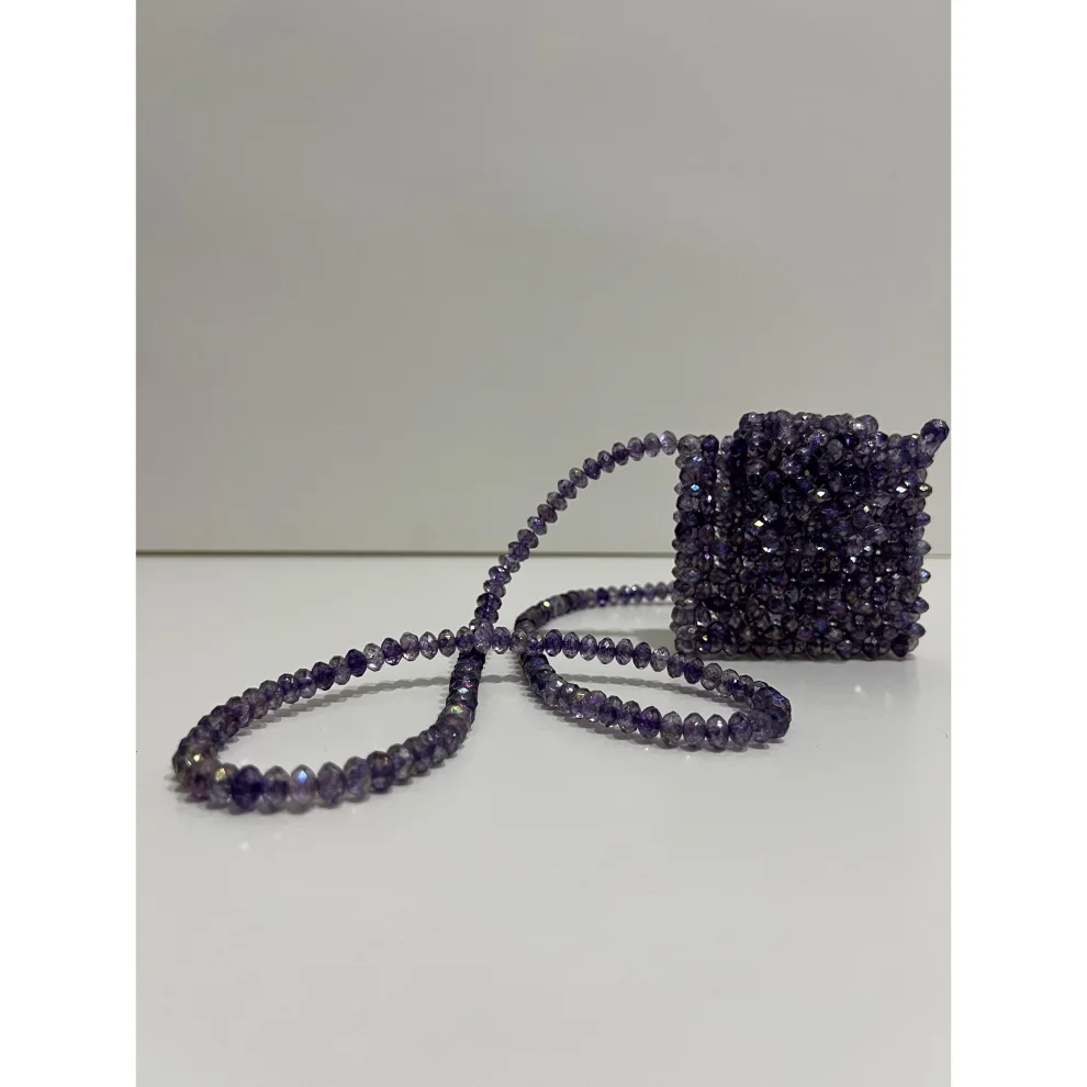 qajaatelier - Crystal Bead Headphone Bag