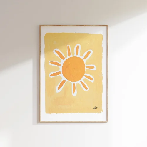 Elif Işık Töreci - Pastel 4 - Sun Art Print