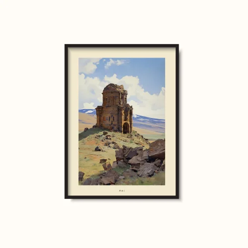 illustro - Ani Castle Kars - Unique Poster Art Print