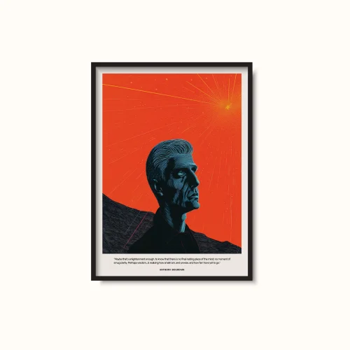 illustro - Anthony Bourdain - Unique Poster Art Print