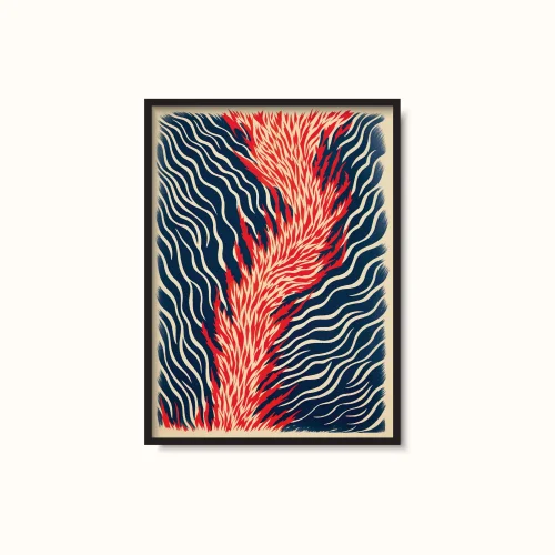 illustro - Aquaflame - Unique Poster Art Print