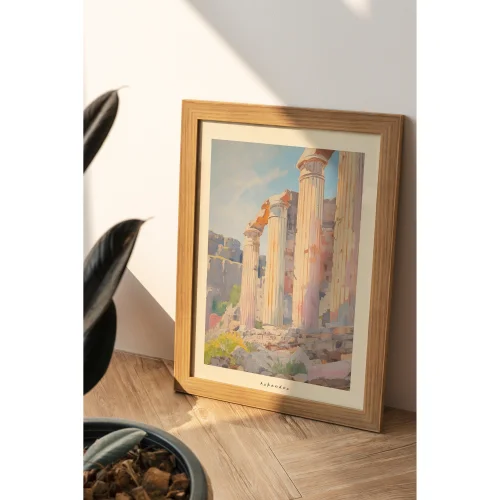 illustro - Aspendos Antalya - Unique Poster Art Print