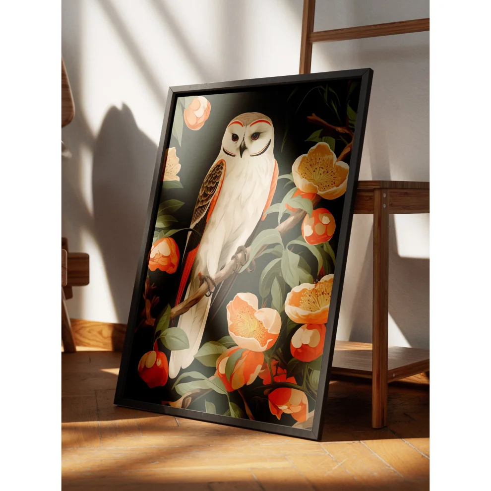 illustro - Owl - Unique Poster Art Print