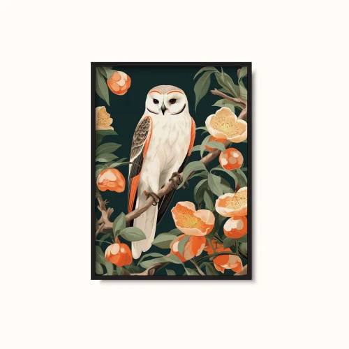 illustro - Owl - Unique Poster Art Print