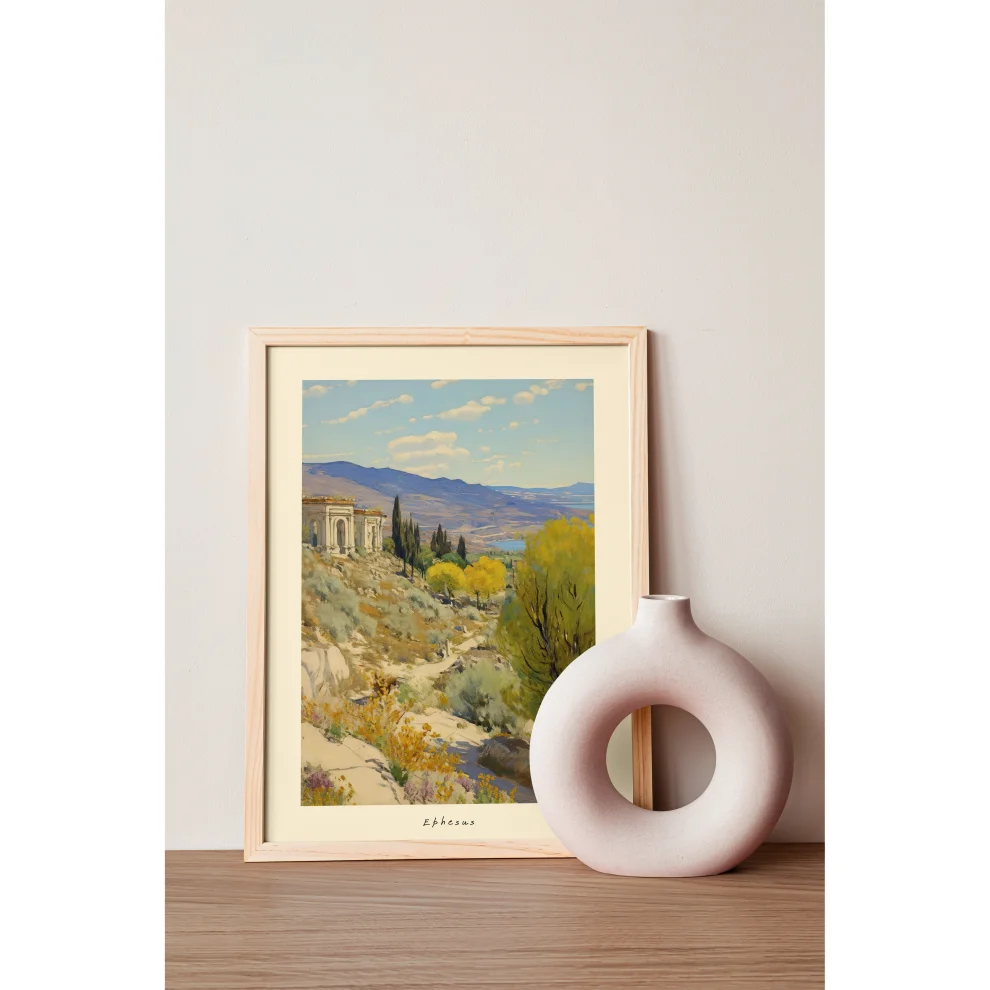 illustro - Ephesus İzmir - Unique Poster Art Print