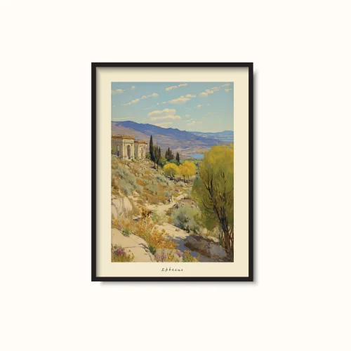 illustro - Ephesus İzmir - Unique Poster Art Print