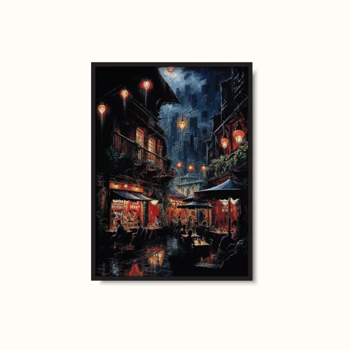 illustro - Night's Rythym - Unique Poster Art Print