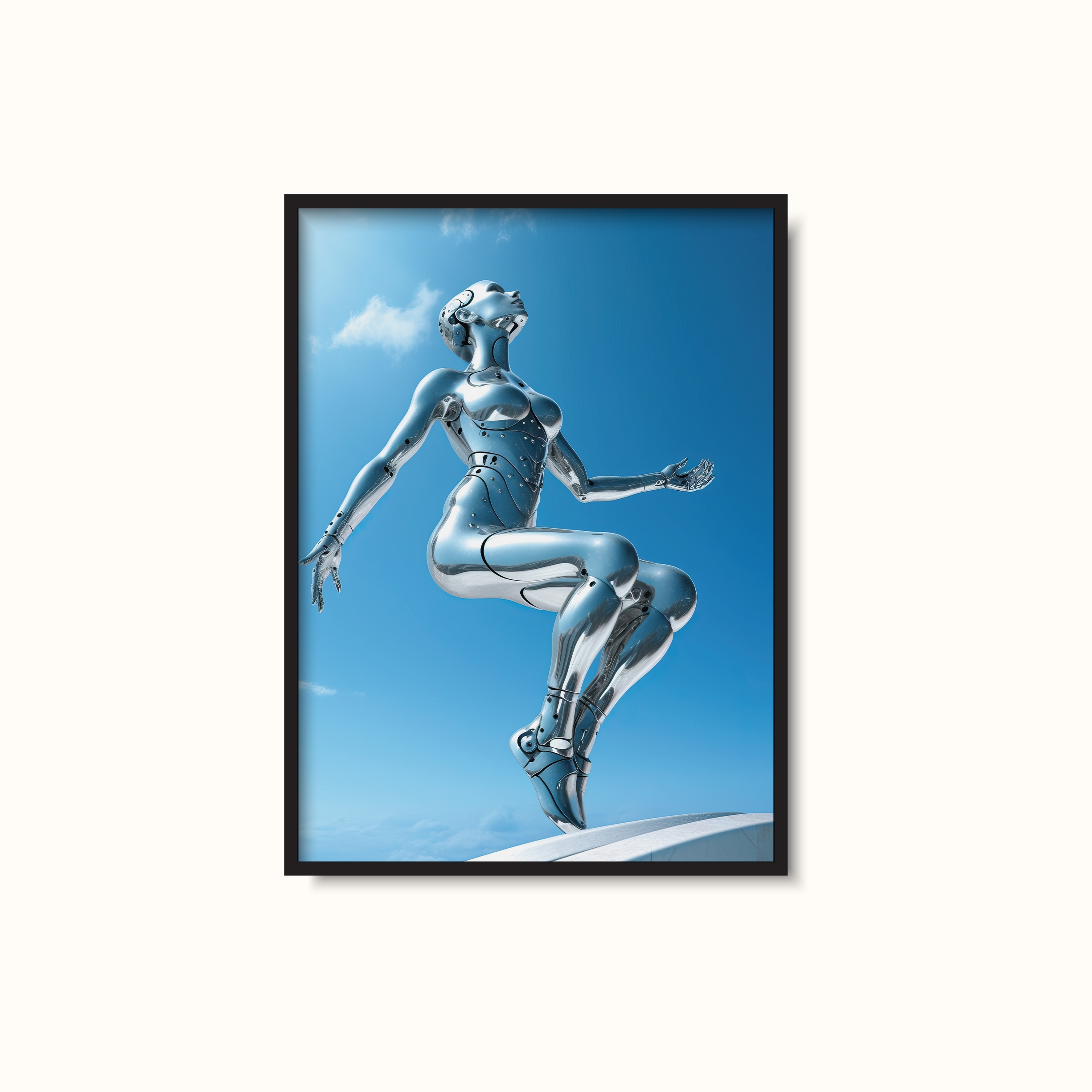 Robo Lady - Unique Poster Art Print