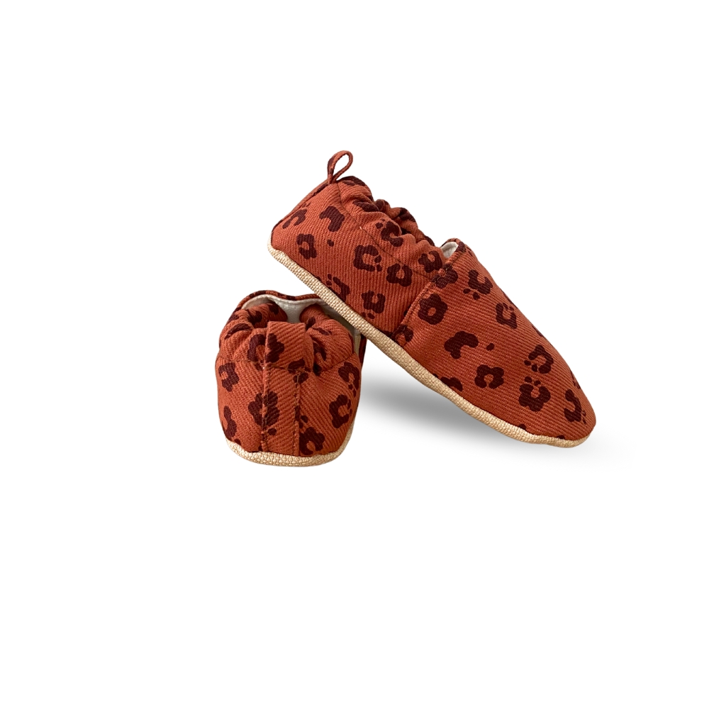 Cinnamon Cookies 100% Cotton Non-slip Baby Moccasins