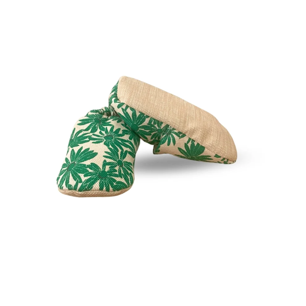 Morgedan - Palm Trees 100% Cotton Non-slip Baby Moccasins