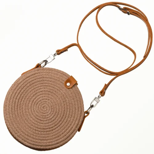 Joyso - Cookie Leather Detailed Women's Shoulder Bag