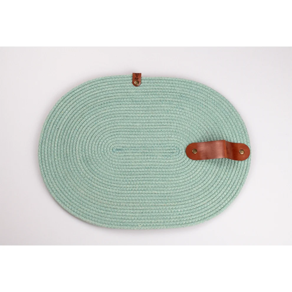 Joyso - Cotton Rope Handmade Set Of 2 Placemats