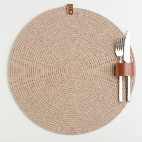 Joyso - Cotton Rope Handmade Set Of 2 Placemats - Il