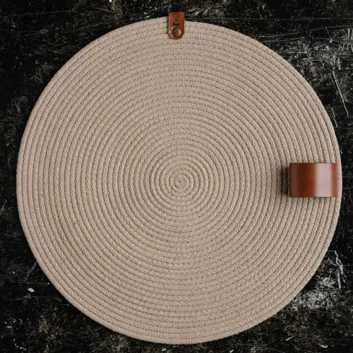 Joyso - Cotton Rope Handmade Set Of 2 Placemats - Il