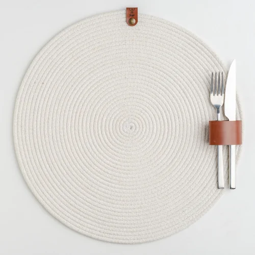 Joyso - Cotton Rope Handmade Set Of 2 Placemats - Il