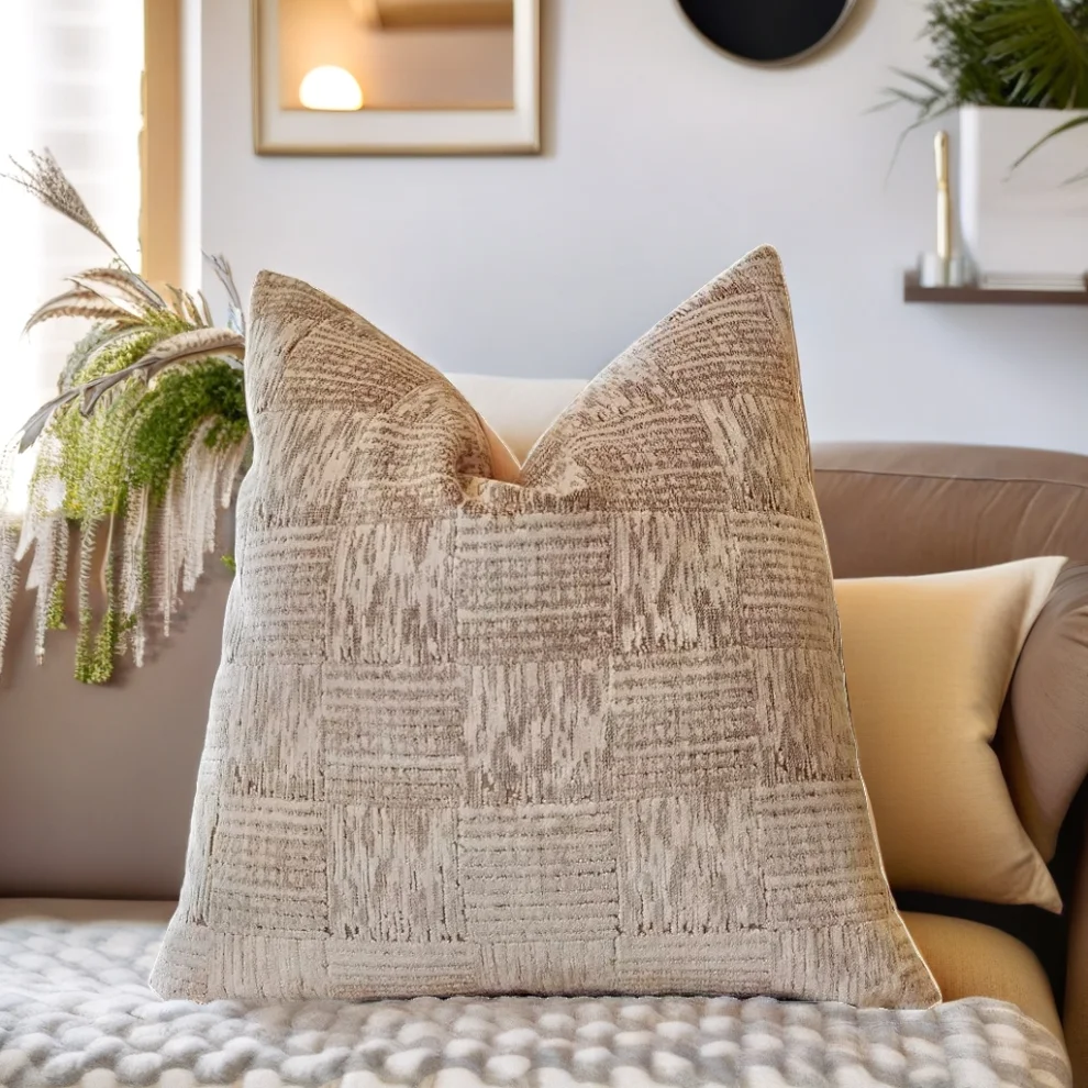 Miliva Home - Textured Velvet Throw Pillow Cover