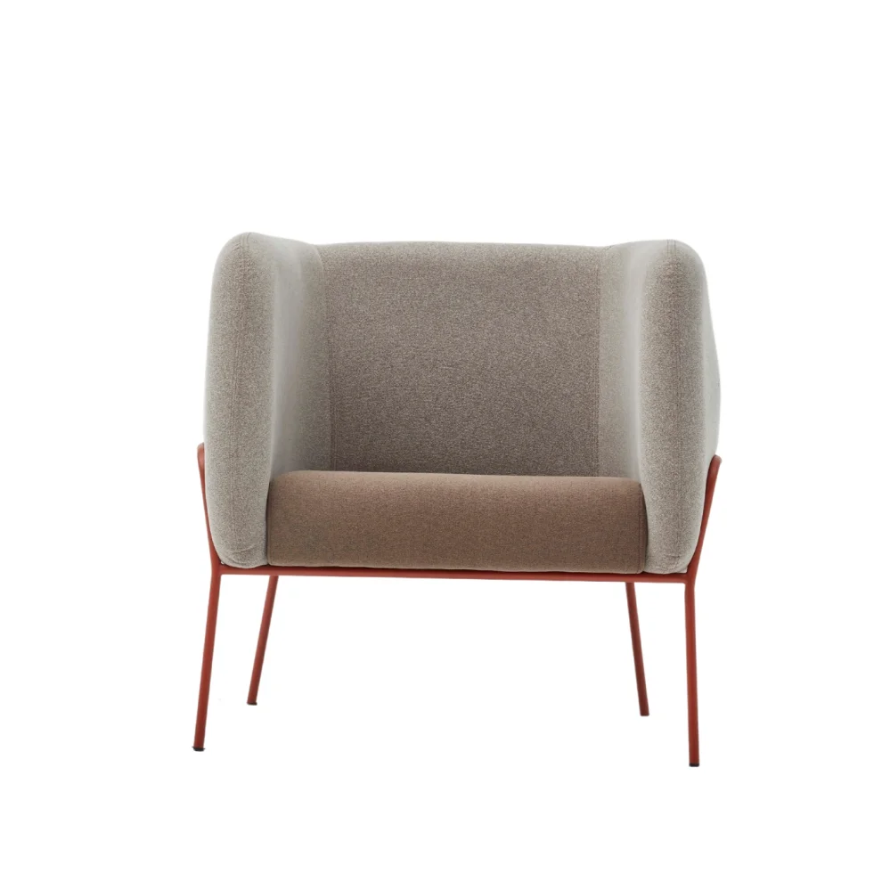 Bekaliving - Lucia Rose Metal Leg Armchair