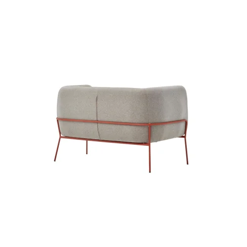 Bekaliving - Lucia Rose Double Sofa With Metal Legs