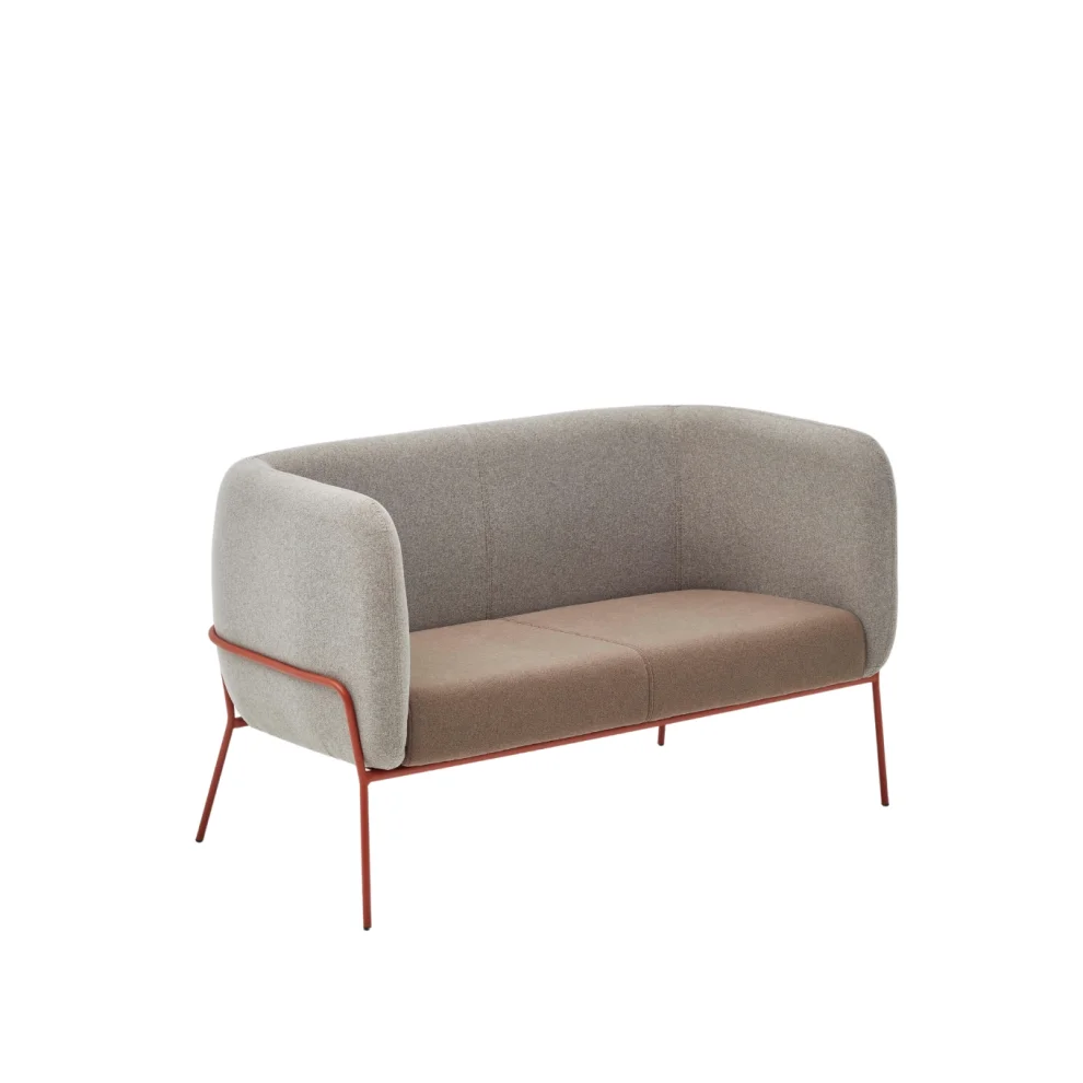 Bekaliving - Lucia Rose Double Sofa With Metal Legs