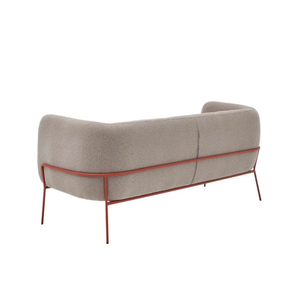 Bekaliving - Lucia Rose Double Sofa With Metal Legs