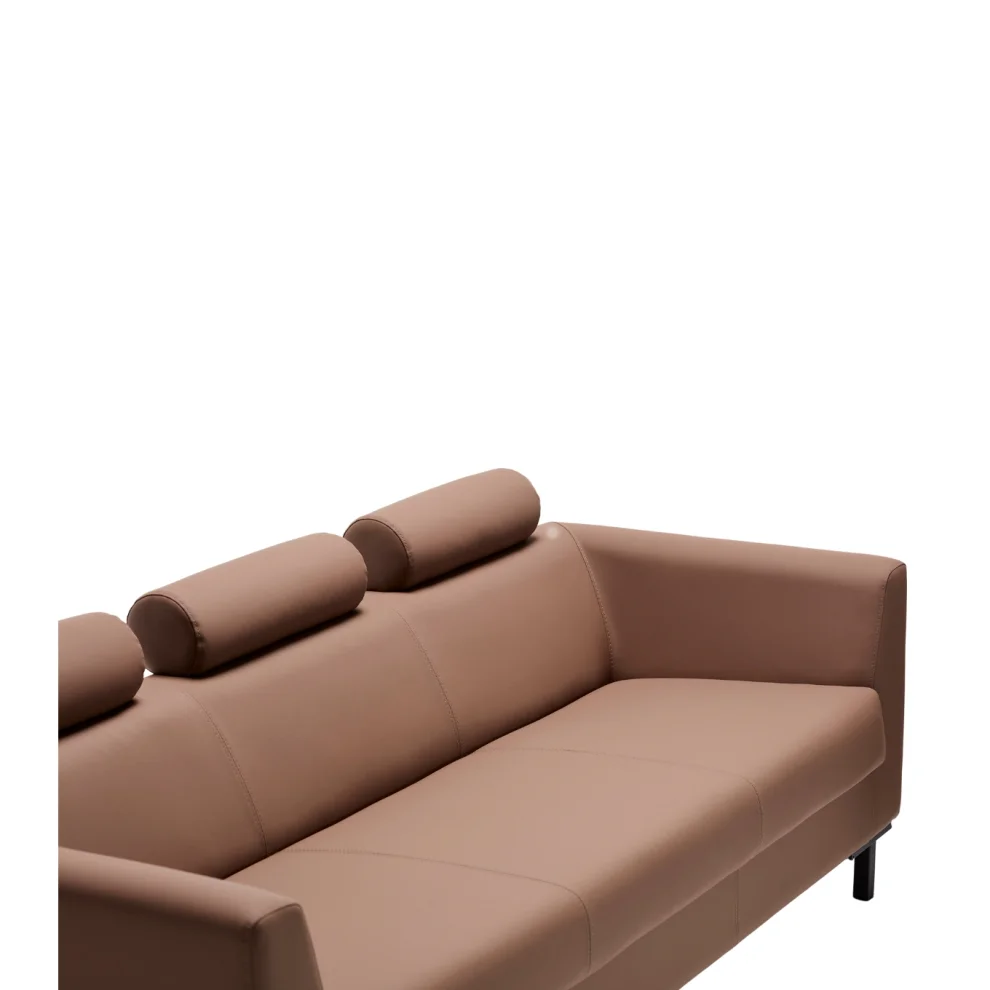 Bekaliving - Santorini Double Sofa With Metal Legs