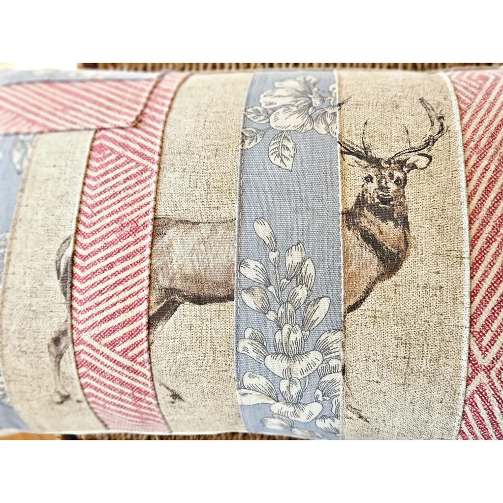 Miliva Home - Unique Design Deer Lumbar Pillow Cover