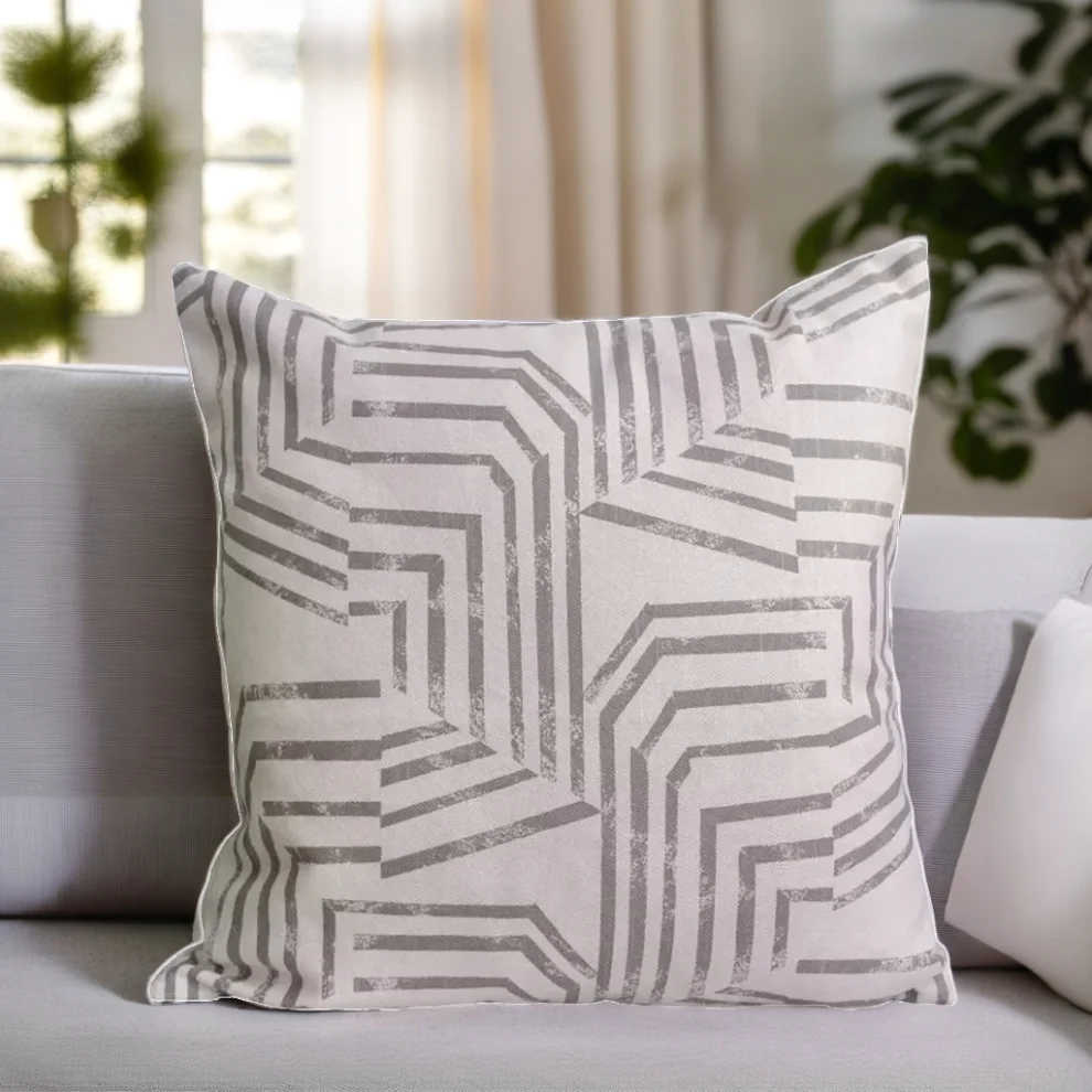 Miliva Home - Modern Stripes Design Throw Pillow Cover