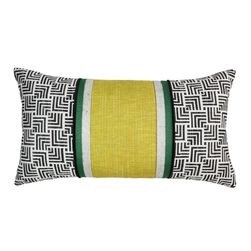 Boom Bastık - Patterned Rectangular Pillow