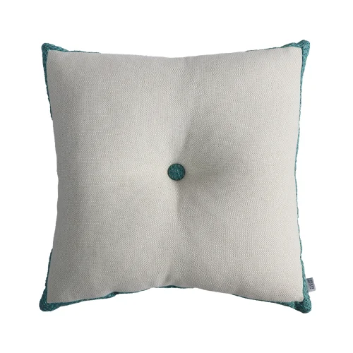 Boom Bastık - Decorative Pillow With Turquoise Frame