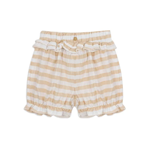 Hoppies - Polka Dot Striped Cotton T-shirt, Bloomer Shorts Set