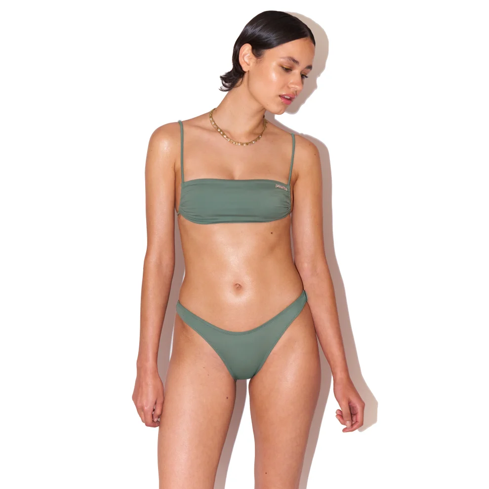 Paume - Ily Bikini Bottom In Olive