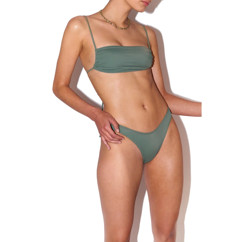 Paume - Ily Bikini Bottom In Olive