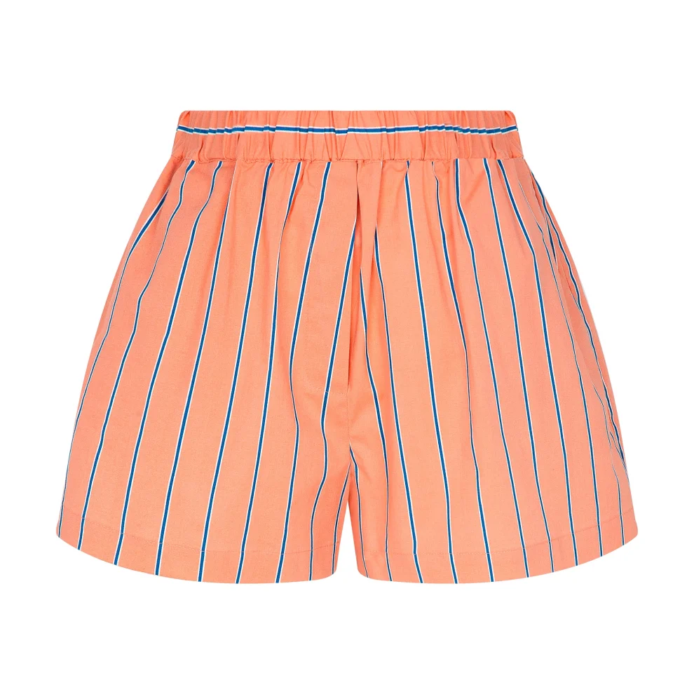 Amour et Naturel - Stripe Oversize Shorts