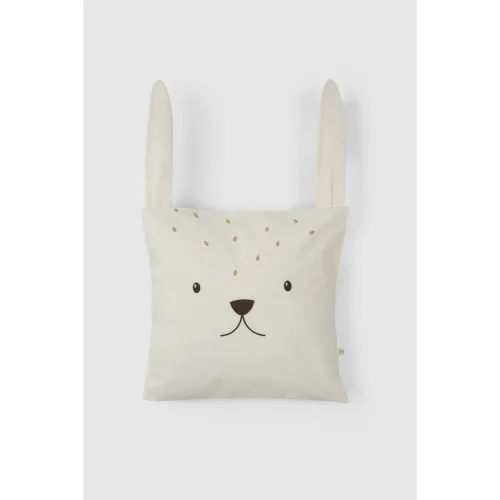 Little Gusto - Organic Cotton Square Decorative Pillow 40x40 Cm