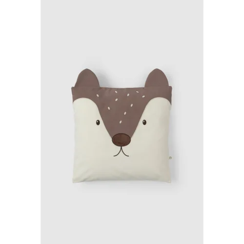 Little Gusto - Organic Cotton Square Decorative Pillow 40x40 Cm