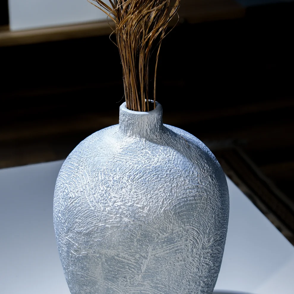Decotta - Elena Textured Terracotta Vase