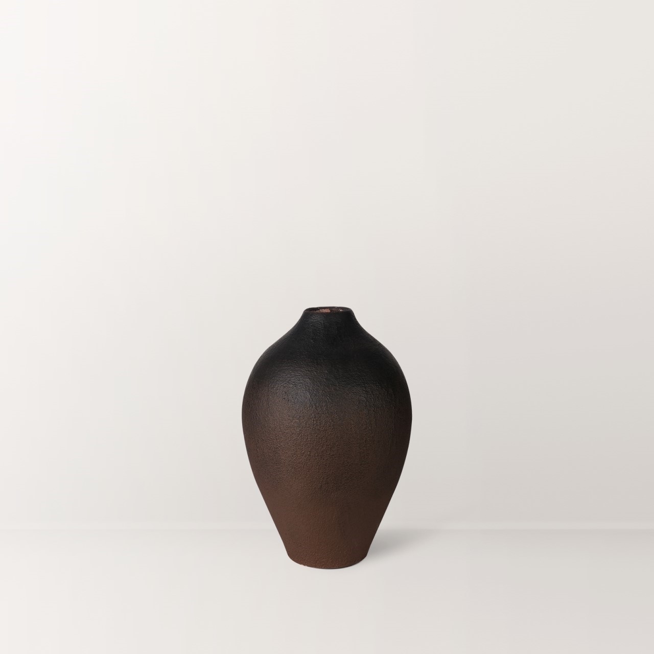 Jenna Textured Terracotta Vase