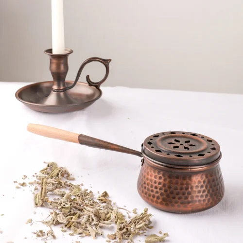 Gaia's Store - Copper Incense Burner