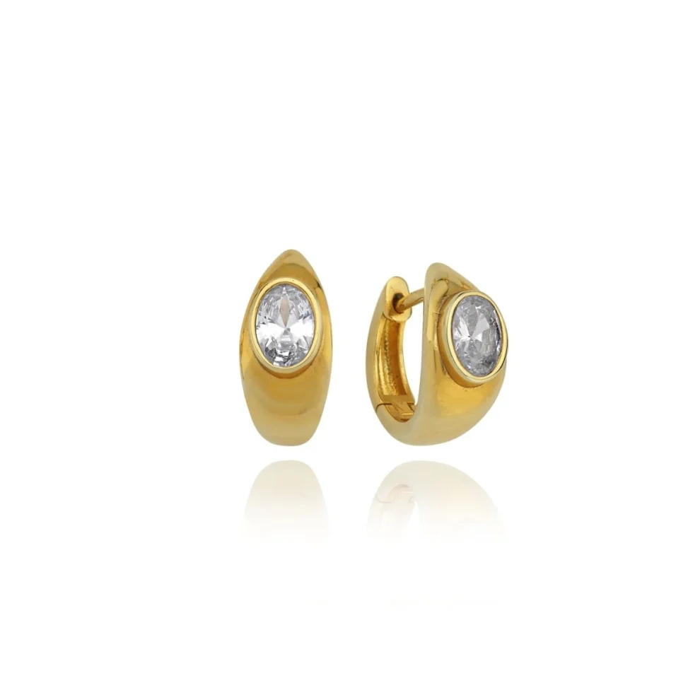 Linya Jewellery - Lina Drop Stone Earrings