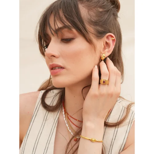 Linya Jewellery - Lina Drop Stone Earrings