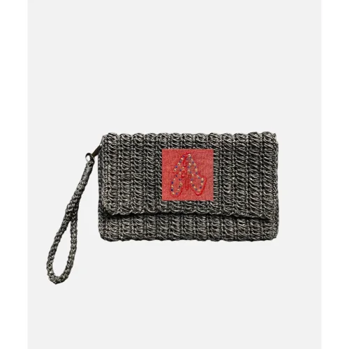 Naz Işıksoy - Dirim Makrome Black Clutch